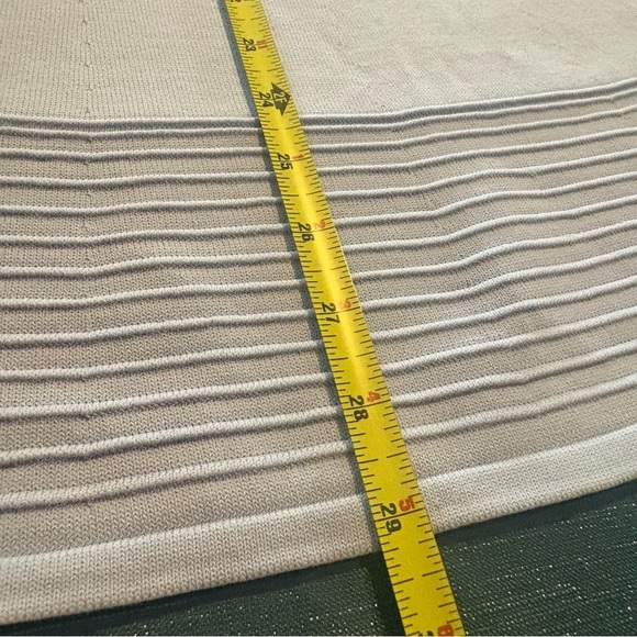 ELIZA J Women’s Baby Blue Off the Shoulder Sheath Dress Ruffle Neckline Size L - Picture 7 of 7